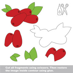 Paper kid game. Easy application for kids.