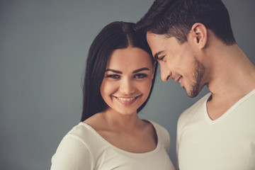 Couple at home