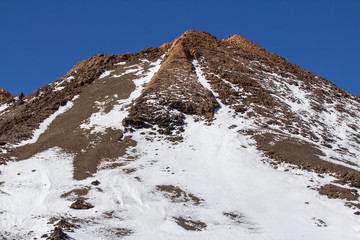 Peak of the volcano El Teide, on Tenerife