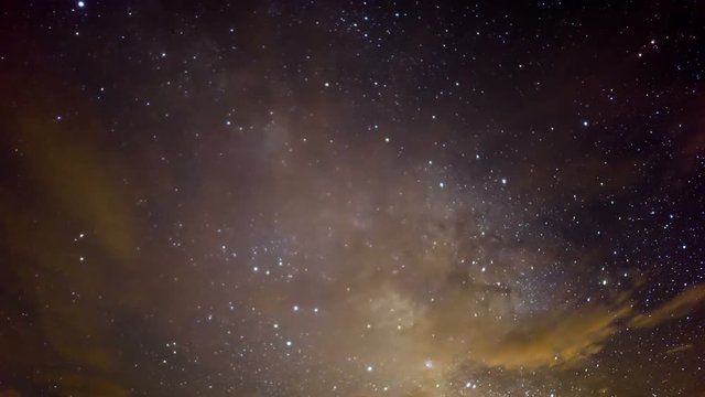 Milky Way Galaxy Rise 02 Time Lapse