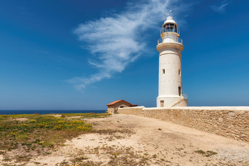 Fototapeta na wymiar Cyprus Lighthouse, Paphos.