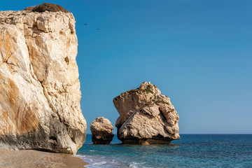 Fototapeta premium Rock of Aphrodite, Cyprus