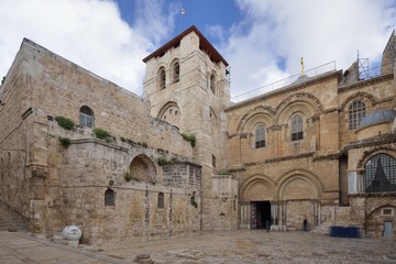 Fototapeta na wymiar Church of the Holy sepulchre, Jerusalem, Israel, March 2016