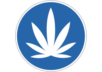 Schild Marihuana erlaubt