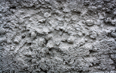 House gray plastered wall