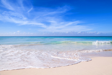 Fototapeta na wymiar Dominican republic beach, Saona island