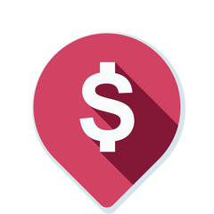 Dollar Bank Navigation Pointer illustration