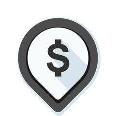 Dollar Bank Navigation Pointer illustration