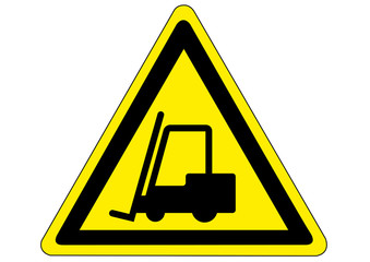 Schild Gabelstapler verboten