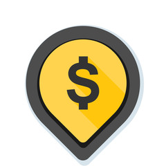 Dollar Bank Navigation Pointer illustration