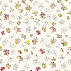 Seamless flower pattern