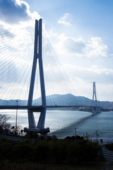 Fototapeta premium 多々羅大橋（しまなみ海道）