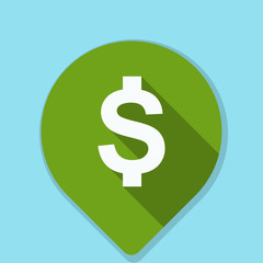 Dollar Bank Navigation Pointer illustration