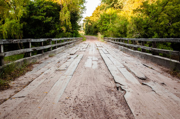 Fototapeta premium wood bridge