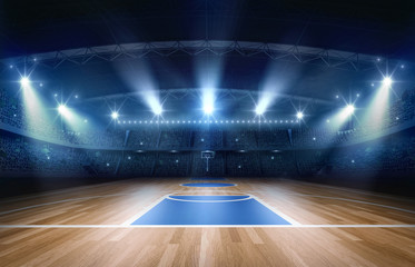 Basketball arena,3d rendering - 141038786