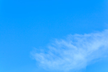 blue sky cloud on air