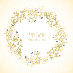 Obraz na płótnie Canvas Happy Easter card