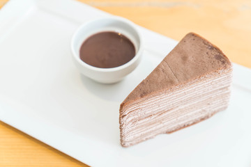 chocolate crape cake