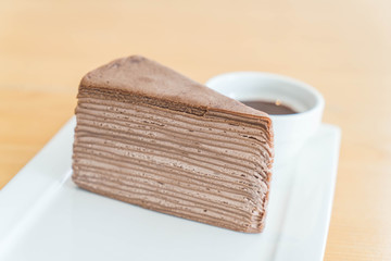 chocolate crape cake