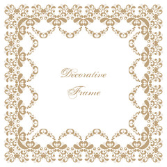 Decorative square frame