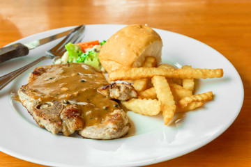 Pork, Chop, Grilled, Steak, Roast Pork