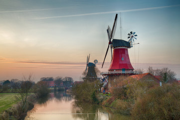 Greetsiel Zwillingsmühlen Mühle © thrax.de