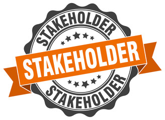 Obraz premium stakeholder stamp. sign. seal