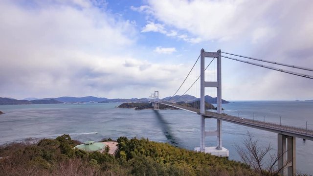 来島海峡大橋（しまなみ海道）　タイムラプス