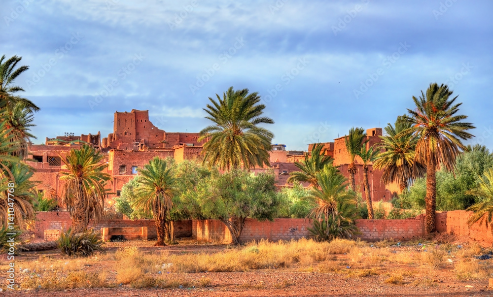 Wall mural Palm grove at Ouarzazate, Morocco