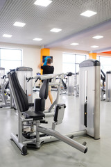 Interior of a fitness hall