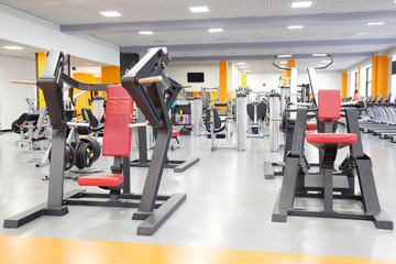 Fototapeta premium Interior of a fitness hall