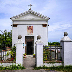 Church in Italian countryside