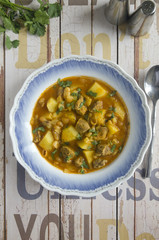 Cannellini and lamb soup