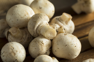 Raw Organic Baby Button Mushrooms
