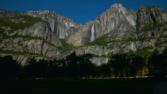  Yosemite Moonbow 04 Time Lapse Lunar Rainbow