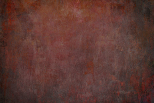 grungy red canvas background or texture