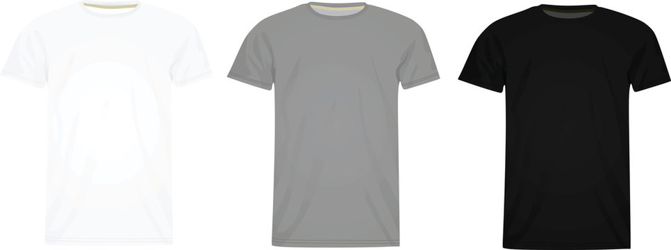 T shirt template vector