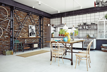 loft kitchen