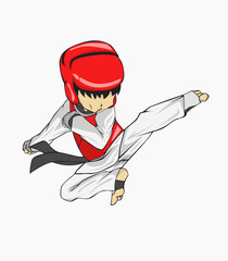 Taekwondo. Martial art