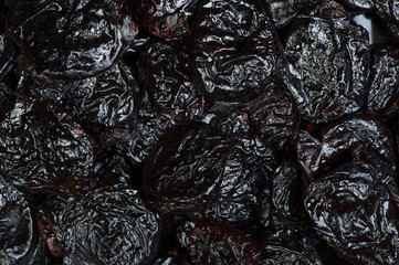 Top view of prunes
