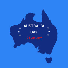Australia day theme. 26 January