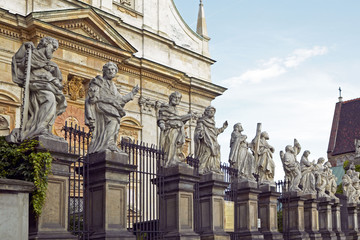 Fototapeta na wymiar Baroque church of St. Peter and Paul in Krakow, Poland, Europe
