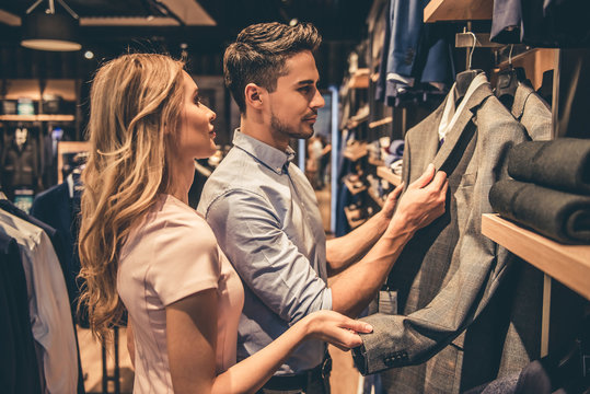 Couple Doing Shopping