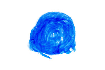 Fototapeta premium Blaues Wasserfarbenmuster