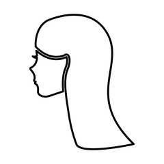 Obraz premium cute mary virgin icon vector illustration design