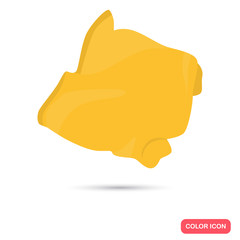Cleaning rag color flat icon for web and mobile design