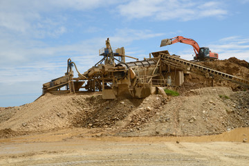 gold mining operation