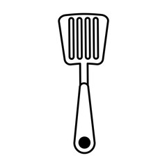 spatula kitchen cutlery isolated icon vector illustration design