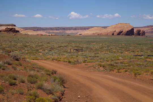 The Utah desert in the USA