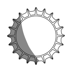 sun shape icon over white background. vector illustration
